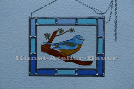 Fensterbild, Blaumeise 13 x 18 cm
